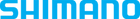 Blue SHIMANO logo in white background